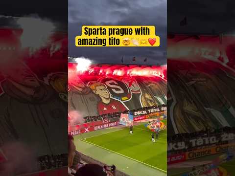 “Insane Choreo! 🔥 Sparta Prague Ultras Impress with Stunning Tifo vs Bohemians Prague 🇨🇿”