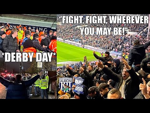 Blues And Baggies CLASH! Fans GO MENTAL! CRAZY ATMOSPHERE! West Brom V Birmingham City VLOG