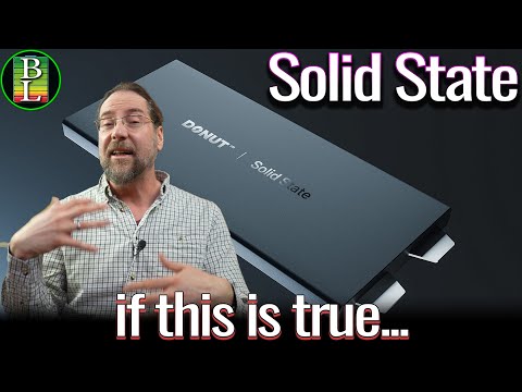 Solid-State Battery BREAKTHROUGH? Donut Lab Claims 5-Min Charging & 100,000 Cycles