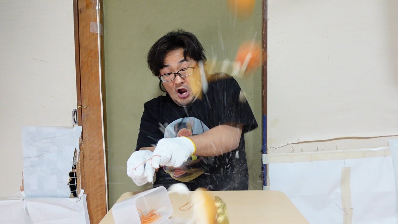 輪ゴムなし爆発🍉