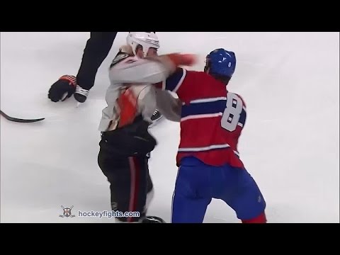 Clayton Stoner vs Brandon Prust Dec 18, 2014
