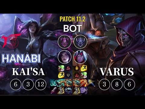 TLN Hanabi Kai'Sa vs Varus Bot - KR Patch 11.2