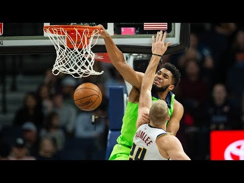 HIGHLIGHTS: KAT plays like an All-Star in Wolves' loss to Denver
