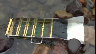 Sluicing and Panning Stewiacke River NS (Jul 2014)