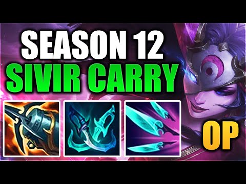 The Most Broken ADC of Season 12 - Sivir ADC Gameplay