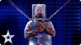 Will he ESCAPE? Matt Johnson takes on LIFE-THREATENING act! | Semi-Finals | BGT 2018