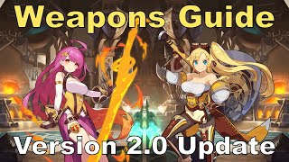 Dragalia Lost - Weapons Guide: Version 2.0 Update