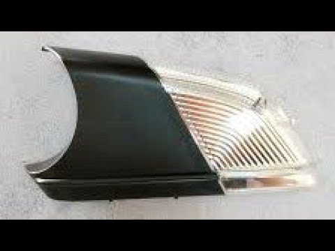 Некогда бы не додумался. Как снять зеркальный элемент и заменить повторитель.✌