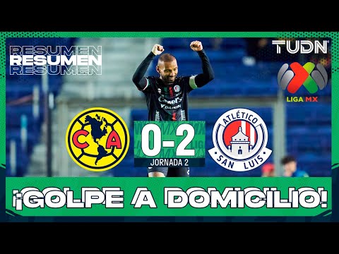 Highlights and goals - América 0-2 Atlético de San Luis | Liga MX - Matchday 2 Clausura 2026 | TUDN