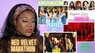 Red Velvet Marathon - Power Up, Kingdom Come, Perfect 10, Really Bad Boy REACTION