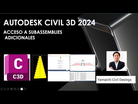 Autodesk Civil 3d 2024 (Subassemblies Adicionales Import palettes)