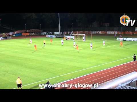 14.09.2012 Chrobry Głogów - Zagłębie Sosnowiec 1:0 (bramka)