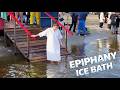 BATHING IN ICE WATER 5 SWIMMING WINTER Epiphany Bathing Baptism Bathing