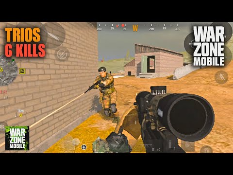 Call of Duty Warzone Mobile - Trios - ASUS ROG PHONE 2 Gameplay