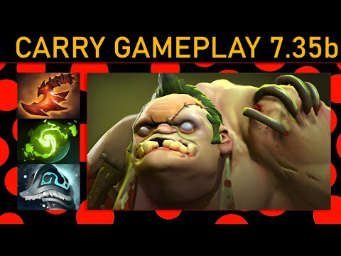 ⭐Pudge 20 Kills! Carry Gameplay 7.35b - Dota 2 Top MMR
