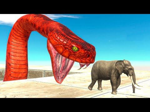 TITANOBOA Death Attack Who Can Escape? ► Animal Revolt Battle Simulator