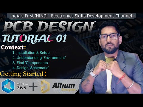 PCB Design Tutorial 01 For Beginners (Altium) || Altium Designer Tutorials in HINDI