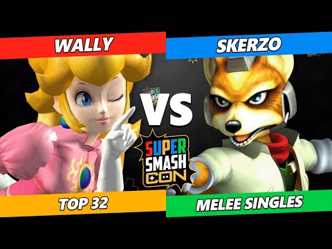 SSC 2022  - Wally (Peach) Vs. Skerzo (Fox) Smash Melee Tournament