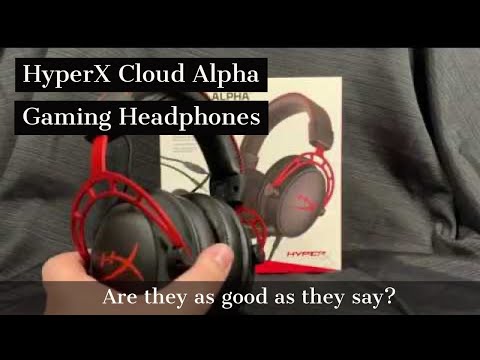HyperX Cloud Alpha Gaming Headphones - Unboxing and Review