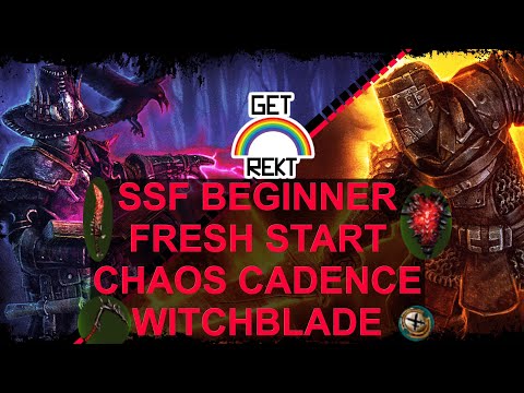 [HC] Grim Dawn Beginner SSF - Chaos Cadence Witchblade - Part 1: Act 1 to Act 4 ft. Karen's Blades