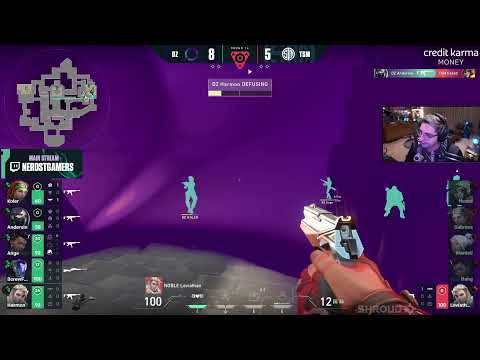 Shroud reacts to the beautiful retake in Valorant | VCT TSM vs Darkzero