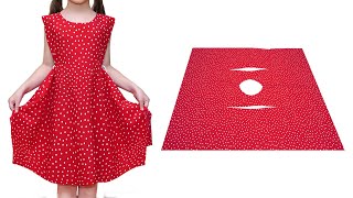 Download lagu Fastest way to cut and sew a summer dress in 5 minutes for beginners! mp3