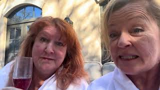 Fun spa day & rough-looking women! | Read more about the Cinzia Spa here: https://bit.ly/3MMrjPX