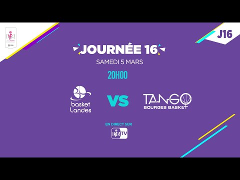 LFB 2021-2022 J16 | Basket Landes - Bourges | Match complet