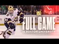 FULL GAME Notre Dame Hockey Vs No 6 Boston University 10 21 23