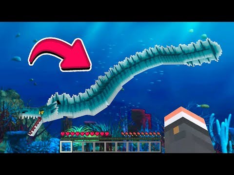 Minecraft: SERPENTE MARINHA INCRÍVEL ! - ICE AND FIRE DRAGON MOD