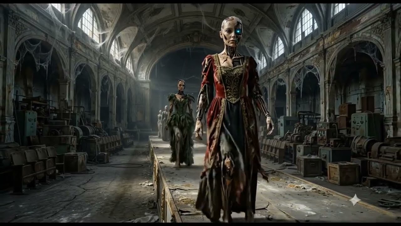 The Last Runway: Cyberpunk High Fashion in a Post-Apocalyptic World