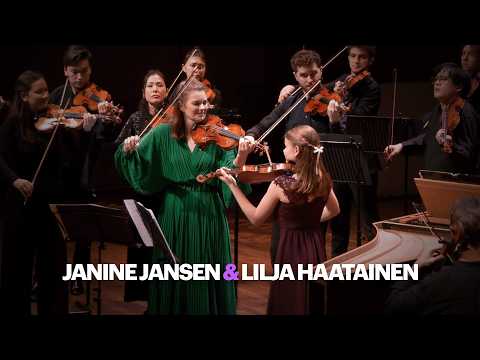J.S. Bach: Double Violin Concerto - Janine Jansen & Lilja Haatainen - Live concert HD