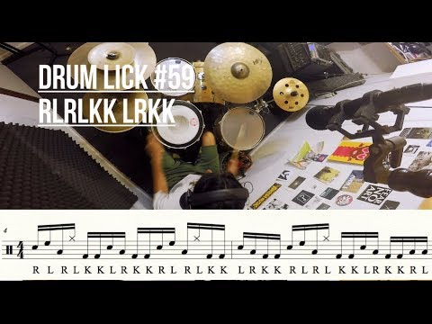 DRUMS - RLRLKK LRKK - Slick Drum Lick #59