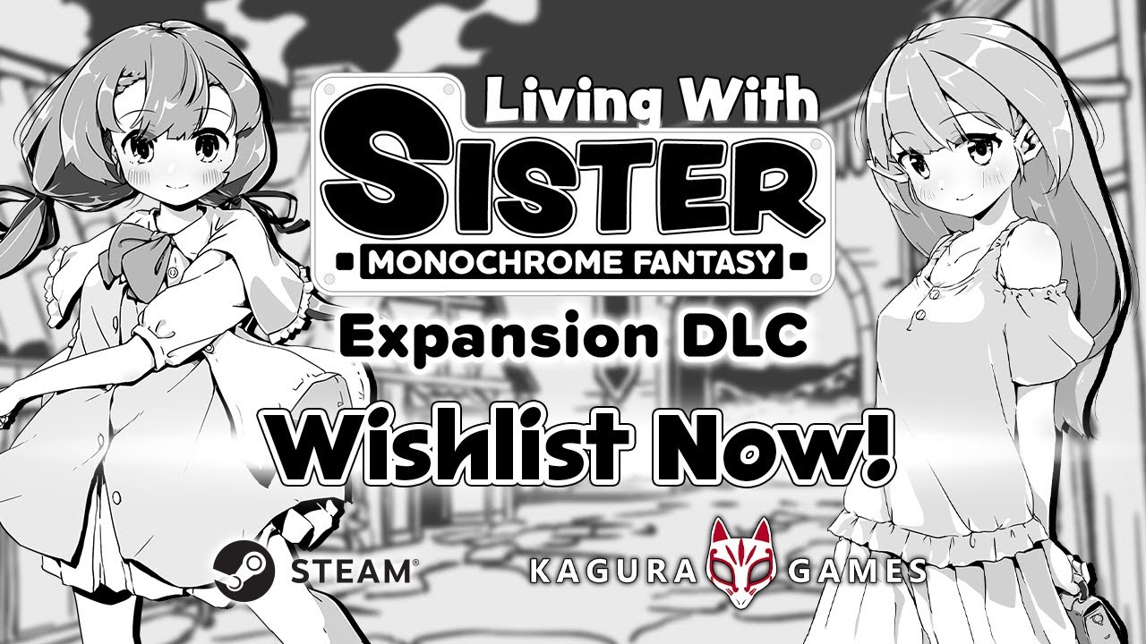Living With Sister: Monochrome Fantasy - Expansion DLC - Official Trailer
