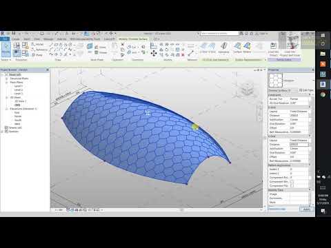 Revit family,  Conceptual massing & Generic Model Pattern Based.