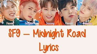 SF9  – Midnight Road [Hang, Rom &amp; Eng Lyrics]