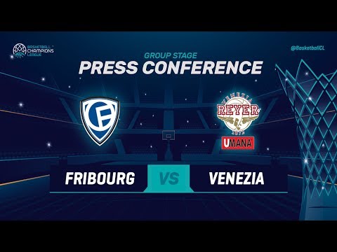 Fribourg Olympic v Umana Reyer Venezia - Press Conf. - Basketball Champions League 2018-19