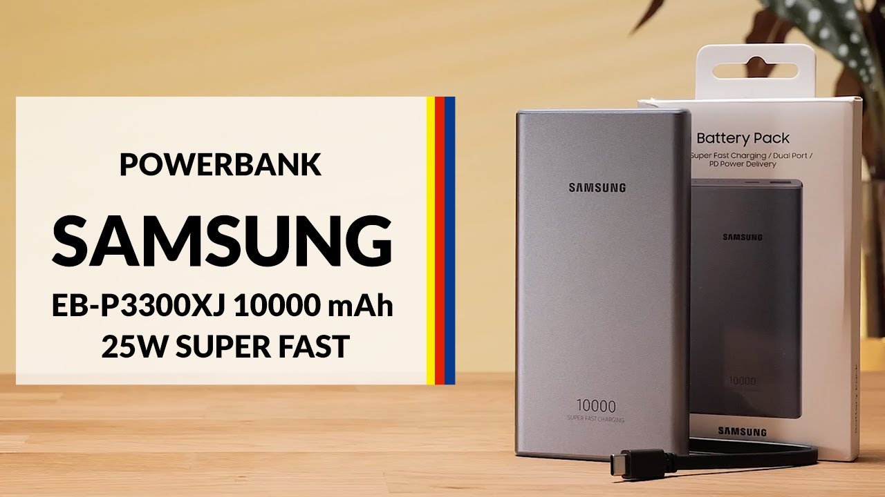Powerbank Samsung EB-P3300XJ 10000mAh 25W Super Fast Charge – dane techniczne – RTV EURO AGD