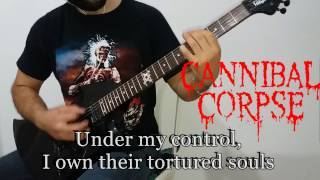 Cannibal corpse Buried In The Backyard guitar cover
