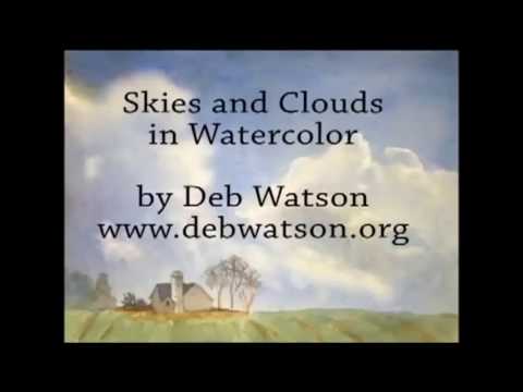 How To Paint Clouds With Watercolor - Best Cloud Lesson For Watercolor Realism by Deb Watson