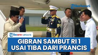 Gibran Hormat ke Prabowo usai Turun dari Pesawat, Sambut Prabowo Pulang dari Kunjungan Prancis
