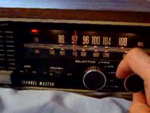 Channel Master 8-track/AM/FM Stereo  receiver working great!