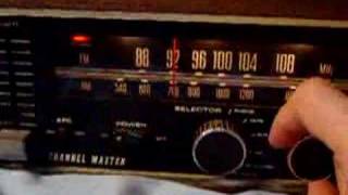 Channel Master 8-track/AM/FM Stereo  receiver working great!