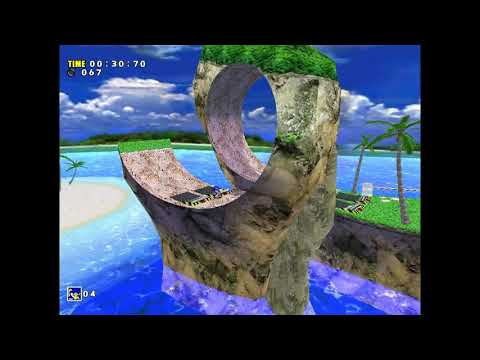 Sonic Adventure DX: Director's Cut (PC) Walkthrough - Part 1 - Emerald Coast (Sonic)
