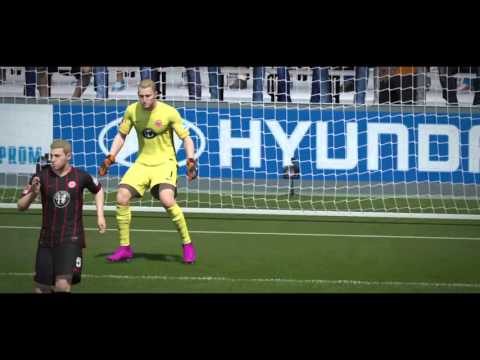 FIFA 16 Eintracht Frankfurt vs FC Barcelona 3:0 SGE Traumtore