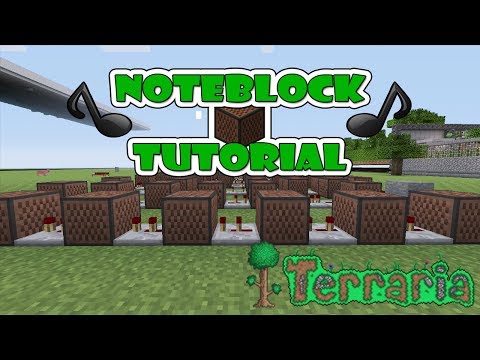 Unbelievable! "Terraria" Note Block Tutorial in Minecraft Xbox