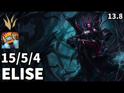 Elise Jungle vs Graves - KR Master  | Patch 13.8