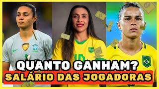 VEJA o SALÁRIOS DAS JOGADORAS DA SELEÇÃO BRASILEIRA FEMININA em 2024  | QUANTO GANHAM? | [2024]