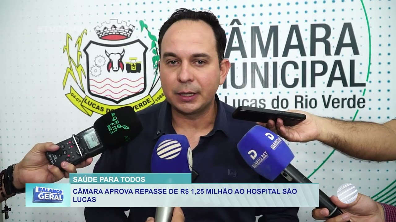 Câmara Municipal Aprova Repasse de R$1,25 Milhão ao Hospital São Lucas