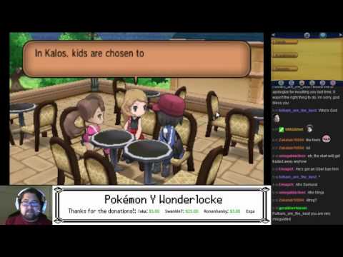 TheKillerNacho Live: Pokémon Y Wonderlocke - Part 1